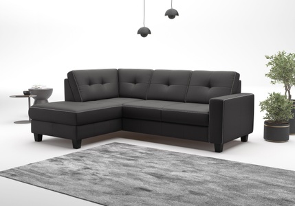 PLACES OF STYLE Ecksofa »Varese« wahlweise mit Bettfunktion und Bettkasten