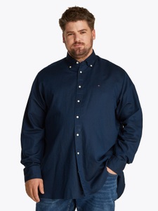 Tommy Hilfiger Big & Tall Langarmhemd »BT-LINEN BLEND SOLID«, Grosse Grössen