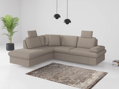 sit&more Ecksofa »Moreno«, mit Armteilverstellung,wahlweise mit Bettfunktion