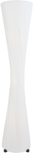 Salesfever, SalesFever - Stehlampe rund 180 cm - Weiss, Stehlampe rund weiss 180