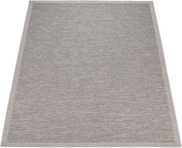 PACO HOME, Paco Home Teppich »Vancouver 161«, rechteckig, 2 mm Höhe, Flachgewebe, In- und Outdoor geeignet, ideal im Wohnzimmer & Schlafzimmer, Paco Home Teppich »Vancouver 161«, rechteckig, 4 mm Höhe, Flachgewebe, melierte Optik, mit Bordüre, In- und Outdoor geeignet