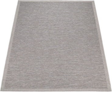 PACO HOME, Paco Home Teppich »Vancouver 161«, rechteckig, 2 mm Höhe, Flachgewebe, In- und Outdoor geeignet, ideal im Wohnzimmer & Schlafzimmer, Paco Home Teppich »Vancouver 161«, rechteckig, 4 mm Höhe, Flachgewebe, melierte Optik, mit Bordüre, In- und Outdoor geeignet