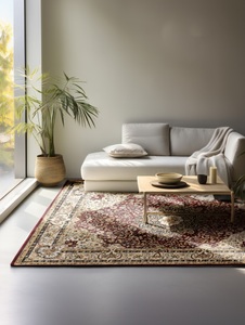 NOURISTAN, NOURISTAN Teppich »Ghorian«, rechteckig, Orient Teppich, Kurzflor, weich, Schlafzimmer, Esszimmer, Wohnzimmer, NOURISTAN Teppich »Ghorian«, rechteckig, 8 mm Höhe, Orient Optik, strapazierfähig, pflegeleicht, robust