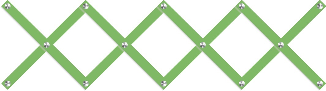 QUEENCE, queence Garderobenleiste »Jens« (22 Stück), queence Garderobenleiste »Jens«, (22 St.), 14 Haken & 8 Garderobenleisten