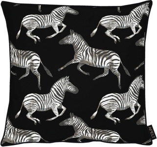 Schubiger, Kissenhülle Samuel 46x46 cm, Samuel, Zebra Schwarz-Weiss 46x46 cm