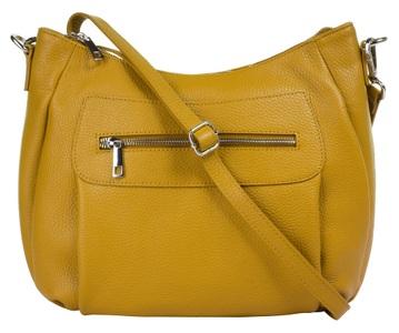 SAMANTHA LOOK, Samantha Look Umhängetasche, Samantha Look Umhängetasche, echt Leder, Made in Italy