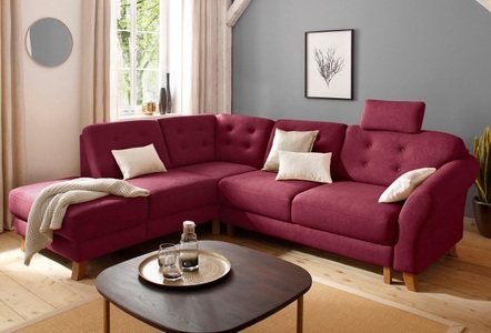 HOME AFFAIRE, Home affaire Ecksofa »Trondheim«, mit Federkern, Home affaire Ecksofa »Trondheim L-Form«, mit Federkern