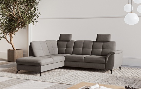 sit&more Ecksofa »Zora L-Form«, wahlweise mit Bettfunktion und Bettkasten
