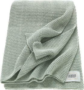 Schöner Wohnen Kollektion, Plaid ´Melange´ Schöner Wohnen Kollektion Mint, SCHÖNER WOHNEN-Kollektion Wohndecke »Melange« Strickdecke mit Melange-Effekt, Kuscheldecke