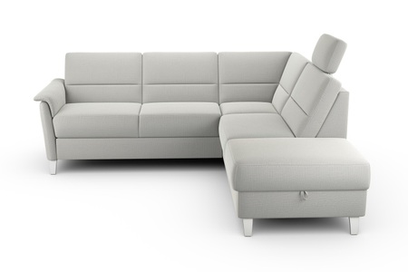 SIT&MORE, sit&more Ecksofa, sit&more Ecksofa »Palmera L-Form«, wahlweise mit Bettfunktion und Stauraum