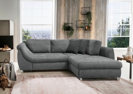INOSIGN, INOSIGN Ecksofa »Aisu«, mit Bettfunktion und Zierkissen, 