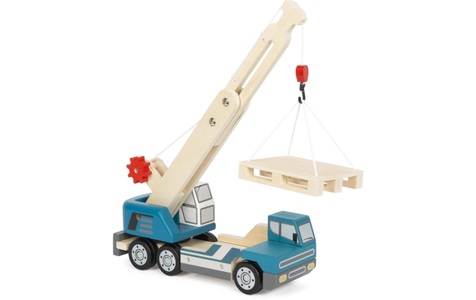Small Foot Spielzeug-Kran »Kranwagen mit Palette«