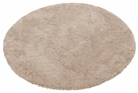 Hochflor-Teppich, »Desner«, my home, rund, Höhe 38 mm, maschinell getuftet