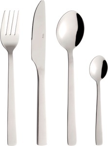 aida RAW, aida RAW Besteck-Set »RAW«, (Set, 48 tlg.), Edelstahl poliert, aida RAW Besteck-Set »RAW«, (Set, 48 tlg.), poliert