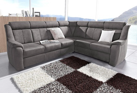 SIT&MORE, sit&more Ecksofa, sit&more Ecksofa »Basel L-Form«, wahlweise mit Relaxfunktion