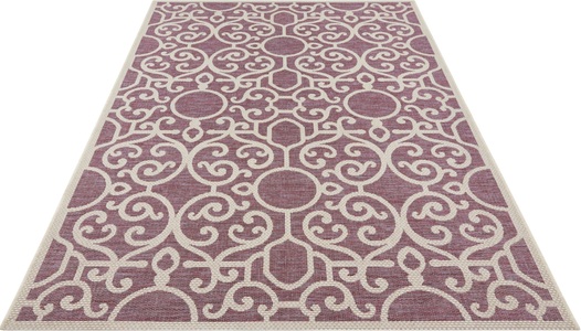 BOUGARI, Teppich, »Nebo«, bougari, rechteckig, Höhe 4 mm, maschinell gewebt, NORTHRUGS Teppich »Outdoor Jaffa 70«, rechteckig