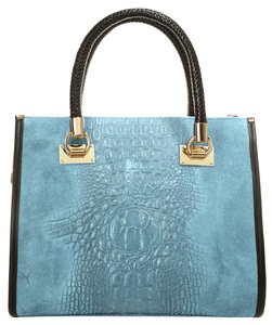 CLUTY, Cluty Henkeltasche, Cluty Henkeltasche, echt Leder, Made in Italy