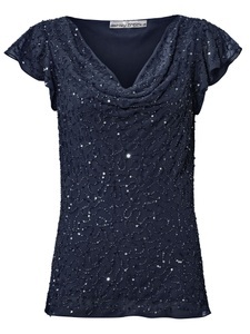 Paillettenbluse