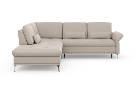 INOSIGN, INOSIGN Ecksofa »Palm Beach«, Federkern, mit Sitztiefenverstellung, wahlweise mit Bettfunktion, Bettkasten und Armteilverstellung, INOSIGN Ecksofa »Palm Beach L-Form«, Federkern, mit Sitztiefenverstellung, wahlweise mit Bettfunktion