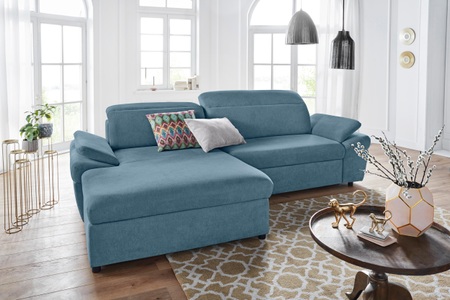 exxpo - sofa fashion, exxpo - sofa fashion Ecksofa, wahlweise mit Bettfunktion und Bettkasten, exxpo - sofa fashion Ecksofa »Kyoto, inkl. Kopfteil- und Armteilverstellung, hoher Sitzkomfort«, wahlweise mit Bettfunktion und Bettkasten, hochwertige Bezüge, L-Form