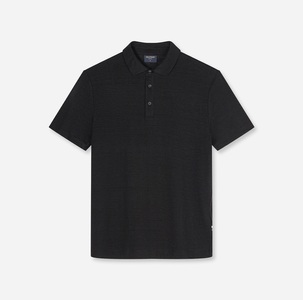 OLYMP Poloshirt aus hochwertigem Leinen, unifarben