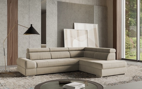 sit&more Ecksofa »Broadway L-Form«, mit verstellbaren Kopfteilen, wahlweise mit Bettfunktion