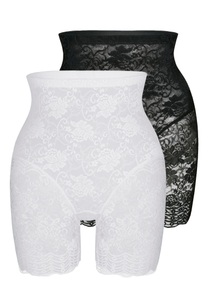 SASSAMODE, Sassamode Miederhose (2 Stück), Sassa Miederhose, (2er Pack), mit Spitzeneinsatz