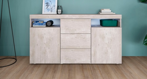 borchardt Möbel, borchardt Möbel Sideboard »Kaspstadt«, Breite 139 cm, borchardt Möbel Sideboard »Kapstadt«, Breite 139 cm