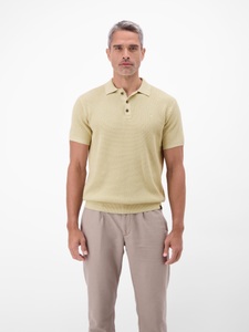 LERROS Poloshirt mit Strick-Struktur