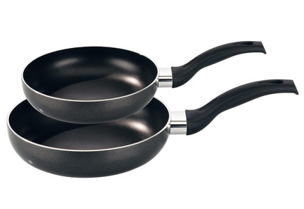 Elo, Elo Pfannen-Set (Set, 2-tlg.), Elo Pfannen-Set »Ducto«, Aluminium, (Set, 2 tlg., 1x Bratpfanne Ø 20 cm, 1x Bratpfanne Ø 28 cm), Induktion