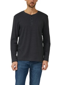 S.Oliver, s.Oliver Langarmshirt mit Knopfleiste