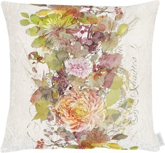 APELT, APELT Kissenhülle »5252«, (1 St.), APELT Dekokissen »5252«, mit Blüten-Motiv, Kissenhülle ohne Füllung, 1 Stück