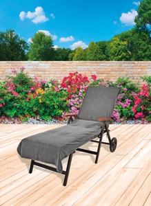 Kinzler, KiNZLER Strandtuch »Frottier-Liegenbezug«, (1 St.), Uni Farben, hohe Saugfähigkeit, angenehm weich und flauschig, KiNZLER Strandtuch »Frottier-Liegenbezug, 100% Baumwolle«, (1 St., Strandtuch 78 x 200 cm), Liegen-Handtuch, Uni Farben, weich & flauschig, auch als 2er Set