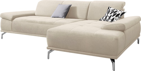 Places of Style Ecksofa »Caluna«, mit Sitztiefen- und Kopfteilverstellung