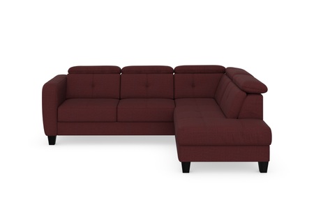 sit&more Ecksofa »Bellucci«, inklusive Kopfteilverstellung und Federkern, wahlweise mit Bettfunktion und Bettkasten
