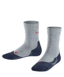 Falke Running-Socken RU4 KIDS in lightgrey in Gr. 35-38