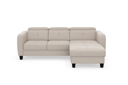 sit&more Ecksofa »Bellucci«, inklusive Kopfteilverstellung und Federkern, wahlweise mit Bettfunktion und Bettkasten