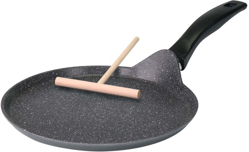 Stoneline, STONELINE Crêpepfanne, Aluminiumguss, Ø 25 cm, Induktion, mit Teigverteiler, STONELINE Crêpepfanne, Aluminiumguss, Ø 25 cm, Induktion, mit Teigverteiler