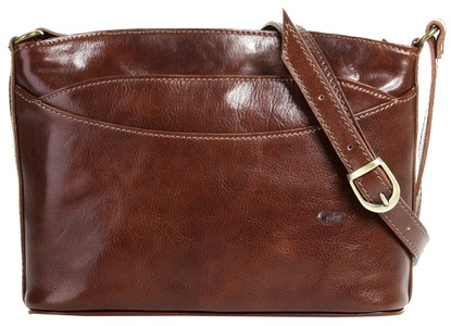 PIKÉ, Piké Umhängetasche, Piké Umhängetasche, echt Leder, Made in Italy
