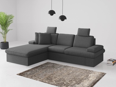 sit&more Ecksofa »Moreno«, mit Armteilverstellung,wahlweise mit Bettfunktion