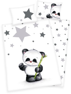 Herding Heimtextil, Herding Bettwäsche Panda, 