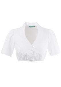 Country Line, Country Line Dirndlbluse mit zarter Spitze, 