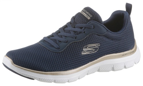 Skechers, Skechers Sneaker »FLEX APPEAL 4.0 BRILLINAT VIEW«, mit Air-Cooled Memory Foam Ausstattung, Skechers Flex Appeal Damen Sneaker Blau