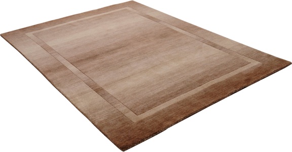 THEKO, Wollteppich, »Empire 9035«, THEKO, rechteckig, Höhe 14 mm, handgewebt, THEKO Wollteppich »Elegance«, rechteckig, 14 mm Höhe, Handweb Teppich, reine Wolle, mit Bordüre, handgewebt