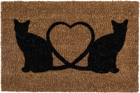 andiamo, Andiamo Fussmatte »Kokos Katzen«, rechteckig, 17 mm Höhe, Schmutzfangmatte, In- und Outdoor geeignet, Andiamo Fussmatte »Kokos«, rechteckig, 17 mm Höhe, Schmutzfangmatte, verschiedene Designs, In- und Outdoor geeignet
