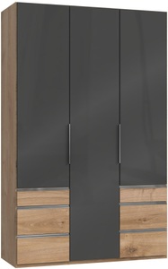 fresh to go, Fresh To Go Kleiderschrank »Level«, mit Glastüren, Wimex Kleiderschrank »Level by fresh to go«, mit vollflächigen Glastüren