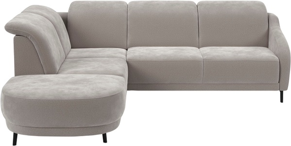 sit&more Ecksofa »Blues L-Form«, wahlweise mit Klapptisch und USB