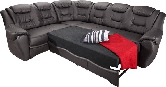SIT&MORE, sit&more Ecksofa, sit&more Ecksofa »Bellevue L-Form«, wahlweise mit Bettfunktion