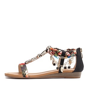 Lascana, LASCANA Sandale, LASCANA Sandale, Sandalette, Sommerschuh im Festival-Look VEGAN