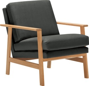 Lovi, LOVI Sessel »Pepper«, mit hochwertigem massivem Eichengestell, neuer Klassiker mit zeitlosem Design, 